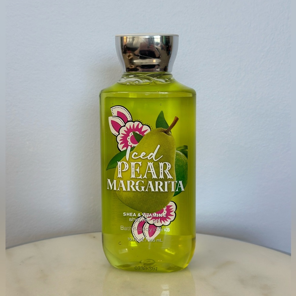 Bath & Body Works Iced Pear Margarita Shower Gel Body Wash Full Size New 10 Oz